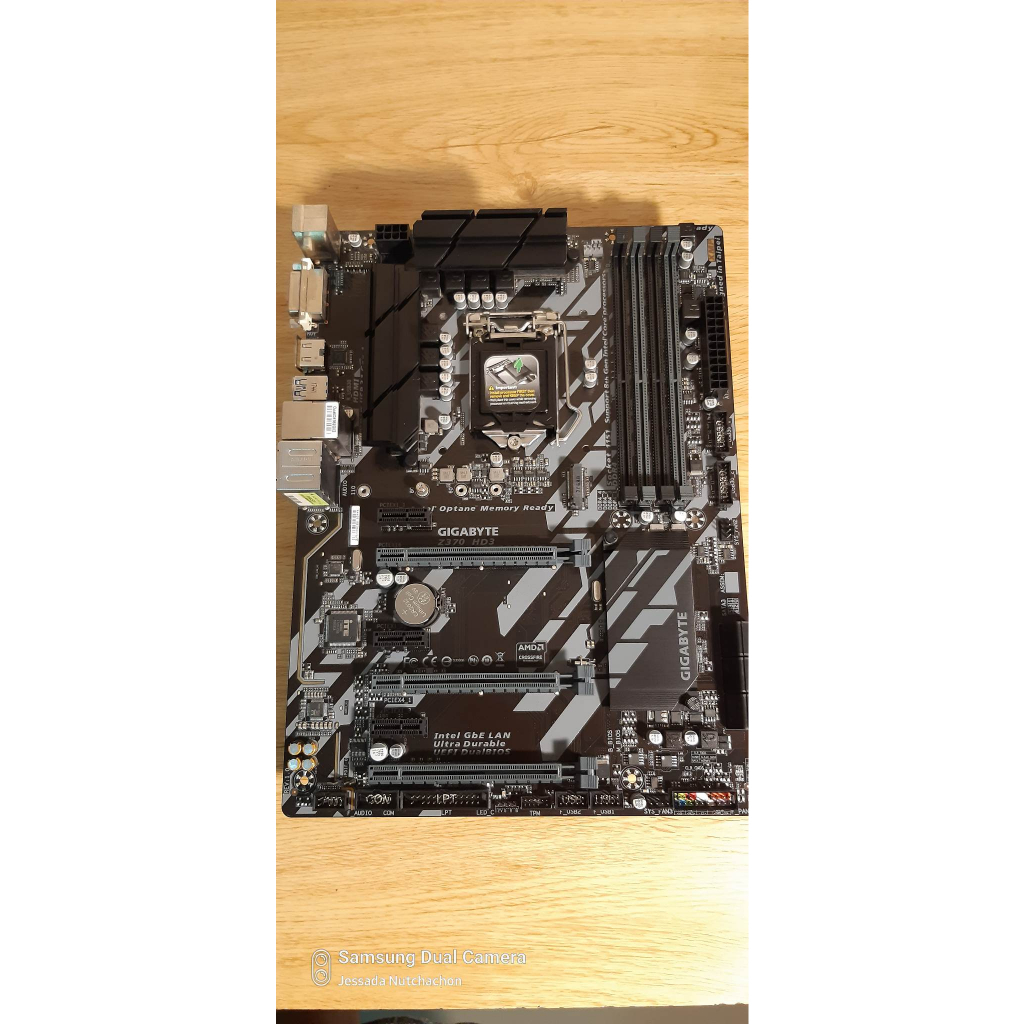 MAINBOARD (เมนบอร์ด) 1151 GIGABYTE Z370 HD3