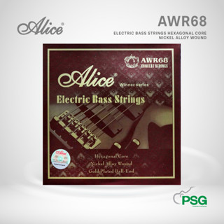 ALICE : AWR68 BASS STRINGS -NICKE สายกีตาร์เบส  ( Mdium 5 สาย )