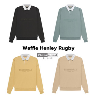 [เก็บโค้ดรับส่วนลดเพิ่ม] เสื้อ Fear of God ESSENTIALS Spring23 Waffle Henley Rugby