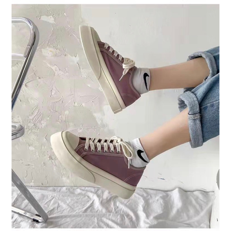 พร้อมส่งในไทยทุกวัน Basic ☮ รองเท้าผ้าใบ