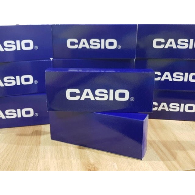 กล่องนาฬิกา CASIO สีน้ำเงินเข้ม กล่องทรงไม้ขีด กล่องนาฬิกา กล่องกระดาษ/