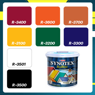 สีทาหลังคา Beger Synotex (แม่สี) สีทากระเบื้องหลังคา สีตัดขอบ สีทาวงกบ สีทาประตู สีทาหน้าต่าง (1แกลลอน)