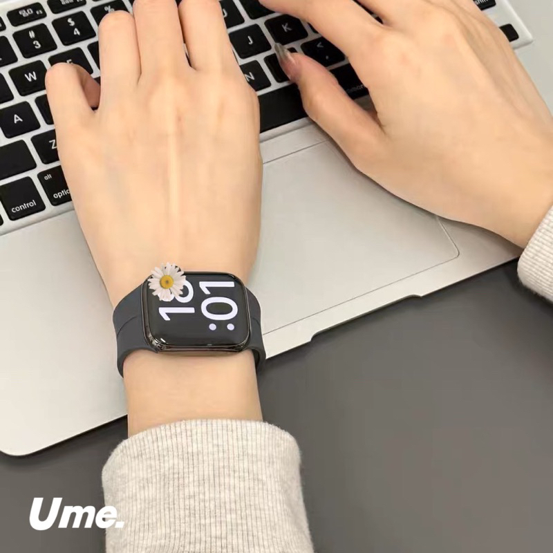 Lockยาง สายนาฬิกา watch ultra10 9 8 7 6  5 4 3 สายนาฬิกา smart watch ปรับง่าย 41/44/45/49/46mm  smart watch strap