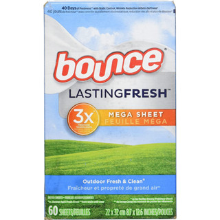 Bounce : BOULFM-60* แผ่นอบผ้า Bounce Pet Hair and Lint Guard, Fresh Scent 60 Count