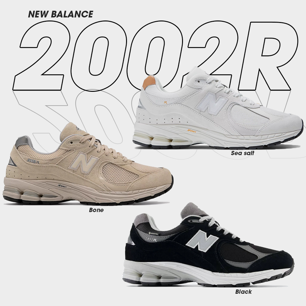 New Balance Collection [Sportlandwear] นิวบาลานซ์ รองเท้าผ้าใบ รองเท้าลำลอง M 2002R Gore-Tex M2002RXD และ 2002R LFSTY ML2002RE / M2002REC