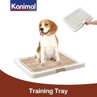 Kanimal Dog Toilet ถาดฝึกฉี่สุนัข ถาดรองซับ ห้องน้ำสุนัข รุ่นเปิดฝาบน สำหรับสุนัขพันธุ์กลาง-ใหญ่ Size M,L,XL