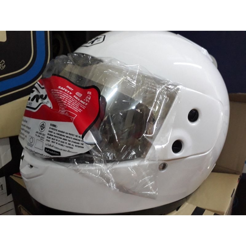 หมวกกันน็อคเต็มใบ Index​ 811​ White​ สีขาว​