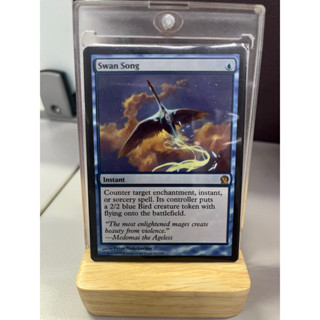 การ์ด MTG Swan Song Blue Magic the gathering EDH รุ่น Theros สภาพ Nm