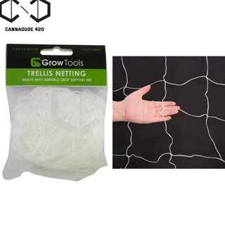 Plant trellis net เน็ตขาวขึงต้นไม้Trellis Netting 150x450cm / 150x900cm/ [SCROG Net] Nylon Trellis Support Anti-Bird Net