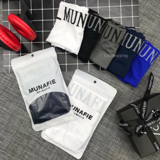 Boxer บ๊อกเซอร์ MNF Pack 10 ตัว กางเกงในชายขาสั้น ผ้านุ่ม ใส่สบาย ไม่อึดอัด**มีซองทุกตัว