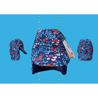 ✅ [3M-6Y] Next Floral Swim Legionnaire Hat UV Protection หมวกว่ายน้ำเด็ก ป้องกันแสงแดด