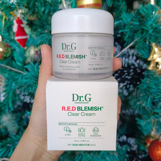 พร้อมส่ง/แท้จากเกาหลี 💯 Dr.G R.E.D Blemish Clear Cream 70 ml. ครีมลดรอยแดง ช่วยเคลียสิว