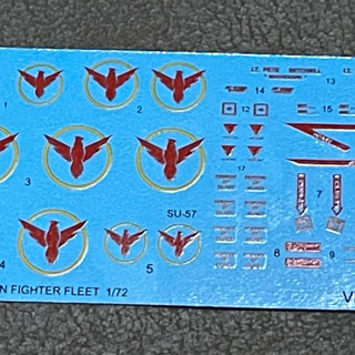 รูปลอกน้ำ DECAL VEHA สเกล 1/72 ROUGE NATION FIGHTER FLEET MOVIE TOPGUN MAVERICK