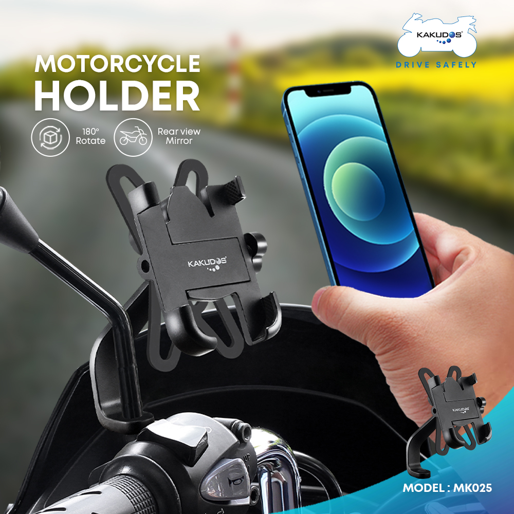 ที่วางโทรศัพท์มือถือรถมอเตอร์ไซค์ อลูมิเนียมอัลลอย Kakudos - รูปที่ 5
