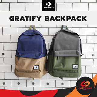 (แท้100%) กระเป๋าเป้ CONVERSE GRATIFY BACKPACK กระเป๋านักเรียน กระเป๋าคอนเวิร์ส