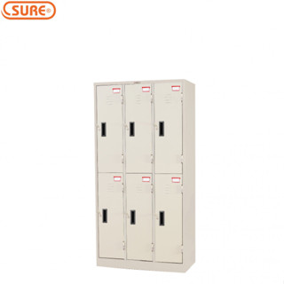 Sure ตู้ล็อกเกอร์ 6 ประตู้ (มอก.) LK-006