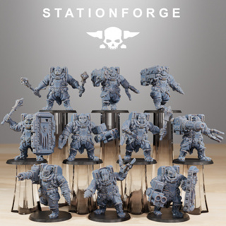 Warhammer 40k proxy Frontliners Heavy Support - 3d print miniature boardgame model war game - StationForge