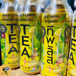 [ยกแพ็ค 24 ขวด] TEA+ ทีพลัส ชาอู่หลง สูตรกลมกล่อมและสูตรไม่มีน้ำตาล เครื่องดื่มชาอู่หลง TEA PLUS ขนาด 490ML.