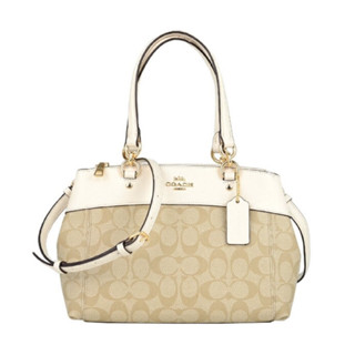 กระเป๋า COACH ของแท้ 26139 BROOKE CARRYALL IN SIGNATURE COATED CANVAS Chalk