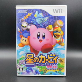 Hoshi no Kirby Wii แผ่นมีรอย เล่นได้ ปกหลังขาด Nintendo Wii