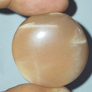 พลอย ซันสโตน ธรรมชาติ แท้ ( Natural Sunstone Feldspar ) หนัก 136 กะรัต