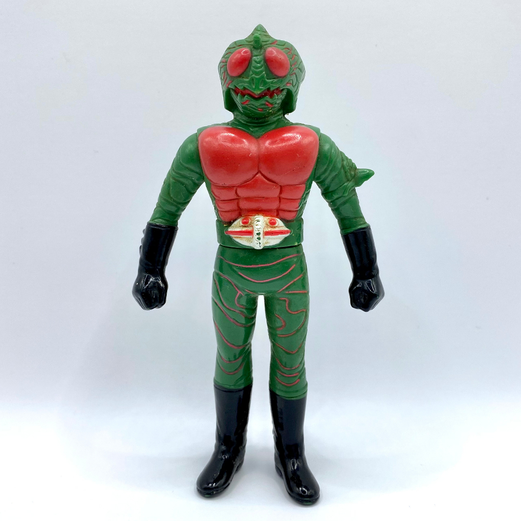 ไอ้มดแดง อเมซอน V6 วี6 Kamen Rider Amazon 4.5" Bandai 1989 Japan Masked Rider Amazon No.6 Figure ฟิก