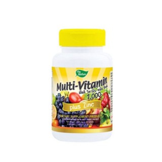 The Nature Multi Vitamin Plus Zinc มัลติ วิตามิน พลัส ซิงค์ 1,000 มก. บรรจุ 30 เม็ด