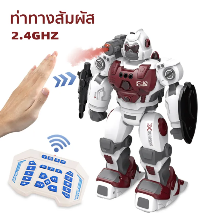 หุ่นยนต์ของเล่น นยนต์อัจฉริยะ บังคับด้วยมือและรีโมท  ควบคุมสั่งงานด้วยการโบกมือได้ มีเต้นได้ตามเสียงเพลง ของเล่นของขวัญ