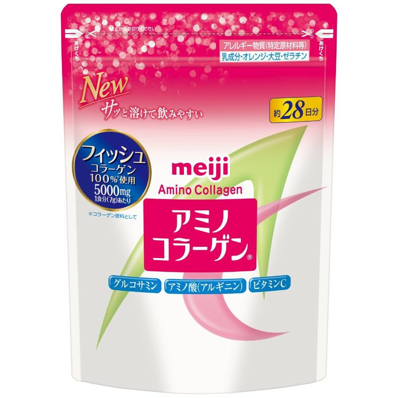 ของแท้ 100% Meiji Amino Collagen 5,000 mg