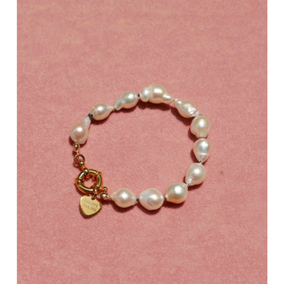 Valleydarley - สร้อยข้อมือ Classy mini Baroque pearl bracelet