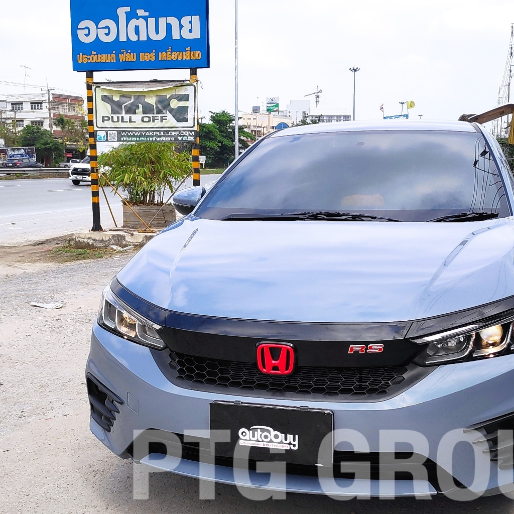 กระจังหน้า HONDA CITY 2020 2021 2022 2023 ดำเงา พร้อมโลโก้ H+RS ตามภาพ *พร้อมส่งจากไทย*