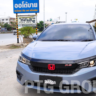 กระจังหน้า HONDA CITY 2021up seadan/hactback ดำเงา พร้อมโลโก้ H+RS ตามภาพ *พร้อมส่งจากไทย*