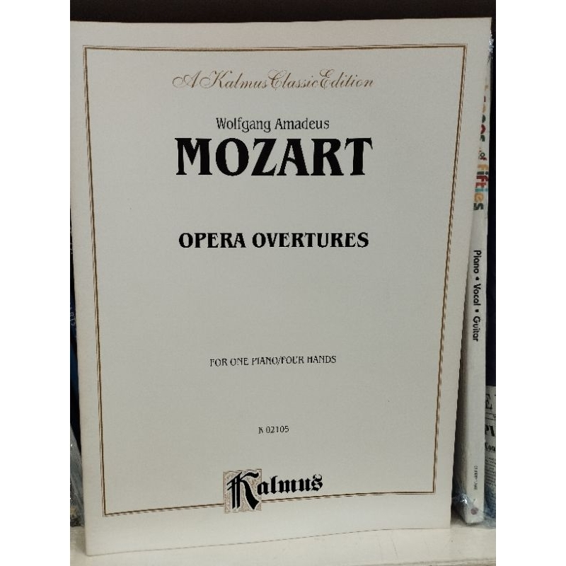 KALMUS EDITION - MOZART OPERA OVERTURES (ALF)654979183013