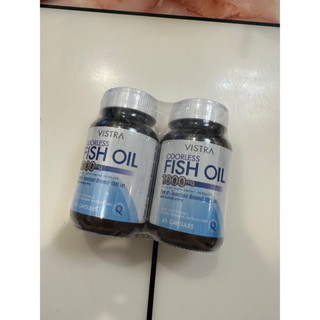 vistra fish oil 1000mg แพ็คคู่ 2 ขวด หมดอายุวันที่ 30/11/25