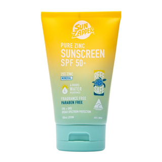 Sun Zapper Pure Zinc Sunscreen SPF50+ 100ml. ซันแซปเปอร์ ครีมกันแดดเพียวซิงค์ เอสพีเอฟ 50+  ขนาด 100มล.