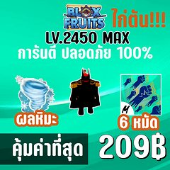 ไก่ตัน 6 หมัด พร้อมผลหิมะทุกสกิล และสุ่มดาบแรร์! BLOX FRUITS LEVEL 2450 (MAXED)ปลอดภัย ใช้มือฟาร์ม ไม่มีการใช้แฮ็ค แมพ R