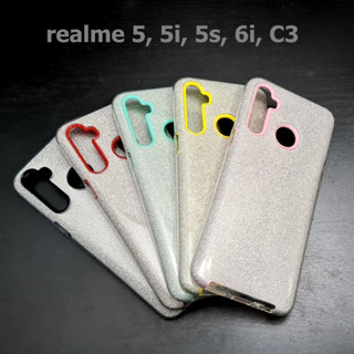 เคส realme 5 , 5i , 5s, 6i , C3 - เคสกันกระแทก ลายกากเพชร เรียวมี