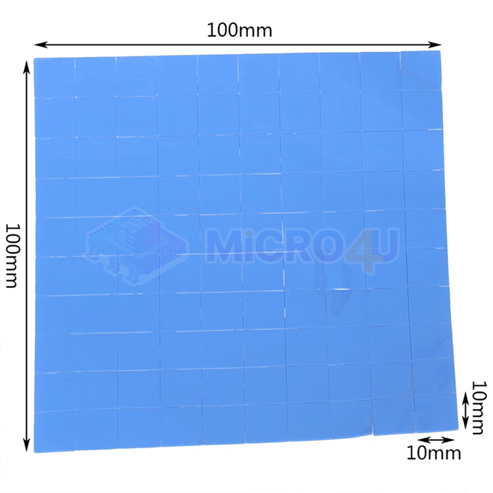 แผ่นซิลิโคน ระบายความร้อน สำหรับการ์ดจอ CPU ฮาร์ดดิสก์ อุปกรณ์คอมพิวเตอร์อื่นๆ ฮีทซิงค์ Silicone