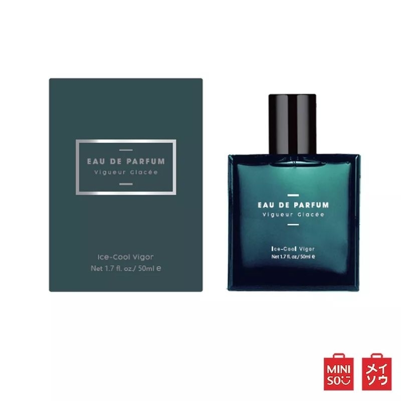 Miniso น้ำหอมผู้ชาย  Ice-Cool vigor  Eau de Parfum 50ML ลิขสิทธิ์แท้