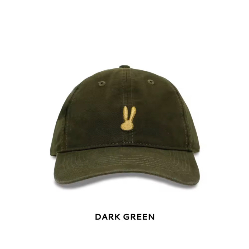 หมวกแคป Casa Lapin สีเขียวกากี