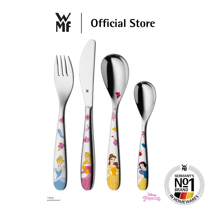 WMF ชุดช้อนเด็กเจ้าหญิงดิสนีย์ 4 ชิ้น Disney Princess (WMF Disney Princess Kids Cutlery Set, 4-piece