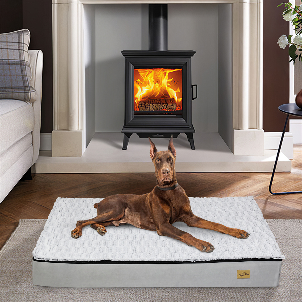 BINGOPAW ที่นอนสัตว์เลี้ยง เบาะนอนสุนัขและแมว เตียงสุนัขและแมว ที่นอนนุ่มสบาย Pet Mattress Dog Bed