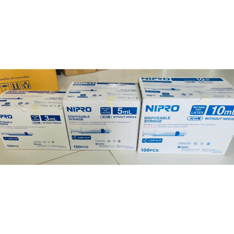 Syringe Nipro ขนาด  3ml,5ml,10ml และ 20 ml