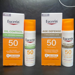 Eucerin กันแดด oil control /Age defense SPF50 75ml for face