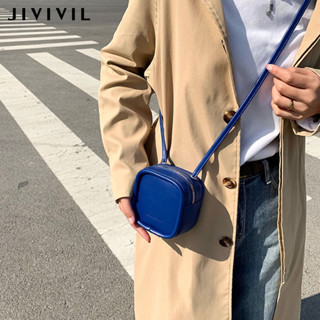 ·JIVIVIL เด็กผู้หญิงกระเป๋า crossbody ใบเดียวสีทึบกระเป๋าสี่เหลี่ยมเล็กย้อนยุค