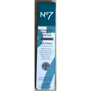 🛍 มือ 1 no7 อายครีม protect &amp; perfect intense advanced eye cream 15ml แท้💯