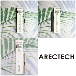 (ARECTECH®) Candle Lighter, Safety, Windproof, Rechargeable ไฟแช็กไฟฟ้า แบบชาร์จไฟได้ ไฟแช็คพลาสม่า ไม่มีเปลวไฟ ไฟแช็ก