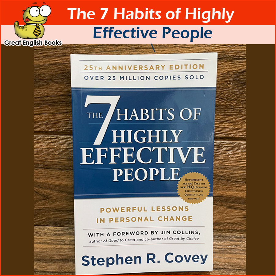 (ใช้โค้ดรับcoinคืน10%ได้) พร้อมส่ง หนังสือภาษาอังกฤษ The 7 Habits of Highly Effective People