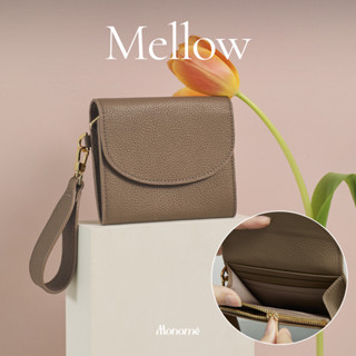 MELLOW wallet กระเป๋าสตางค์ หนังวัวแท้  MONOMEBKK , leather bag