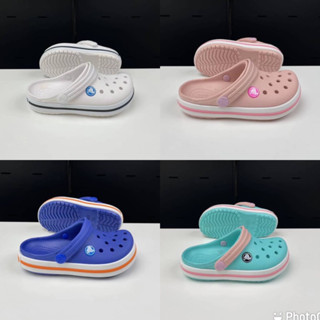 พร้อมส่ง !!! รองเท้าลำลองแฟชั่น เด็ก สไตล์ Crocs Bayaband Clog Kids (Unisex)